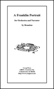 A Franklin Portrait Orchestra sheet music cover Thumbnail